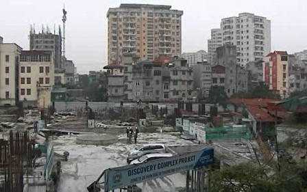 Discovery Complex hoàn thiện 5 tầng hầm, bắt đầu thi công phần thân